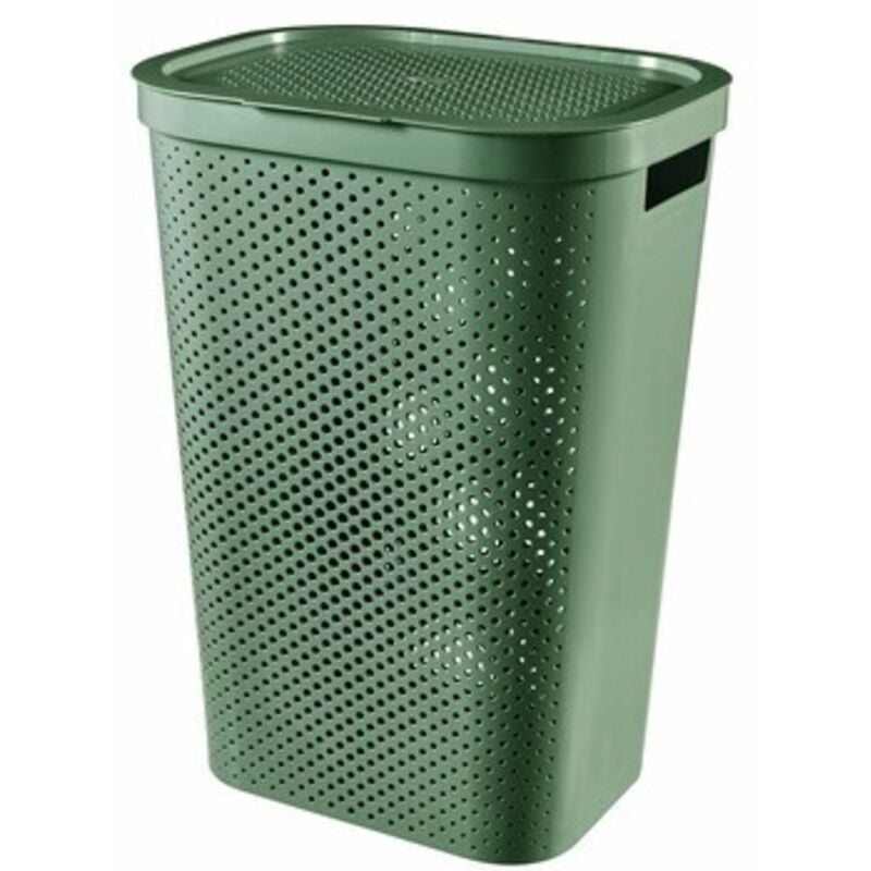 foto del prodotto curver portabiancheria 60 l verde