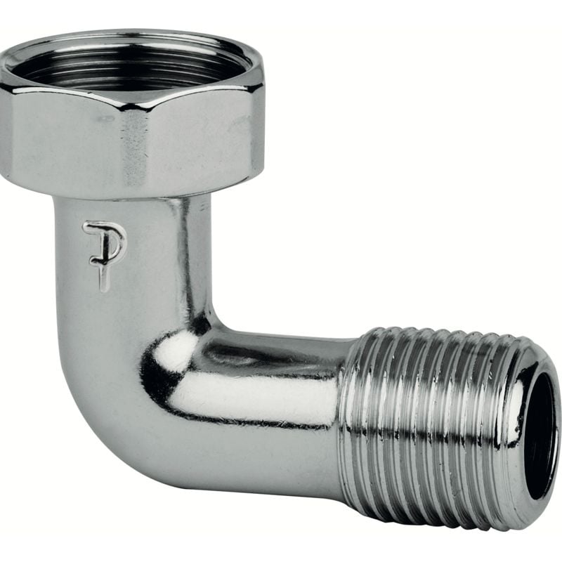 foto del prodotto curvetta per scaldabagno cromata fp pattaroni f41 3 4 fx1 2'm