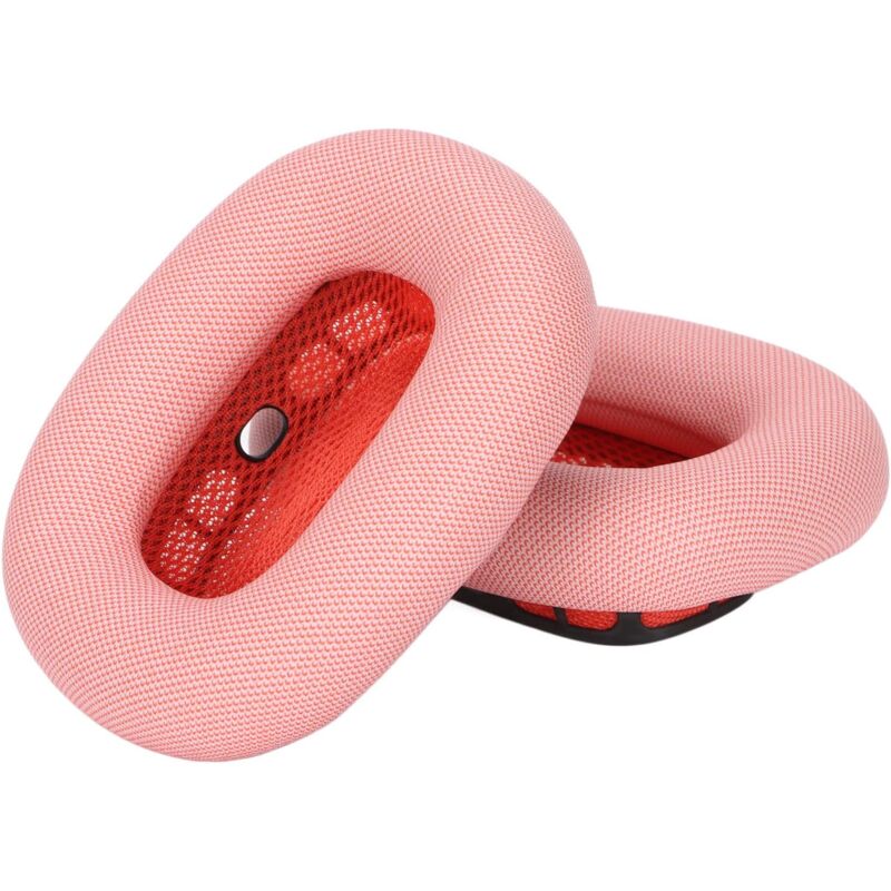 immagine 0 del prodotto cuscinetti auricolari di ricambio, 2 pezzi, in morbida pelle proteica, in memory foam, per cuffie airpods rosa sollbry