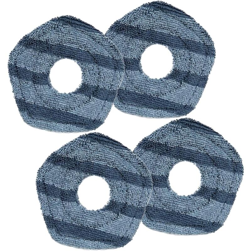 foto del prodotto cuscinetti di ricambio per mocio eufy x10 pro per la pulizia e la sostituzione dei panni per mocio x10 pro confezione da 4 