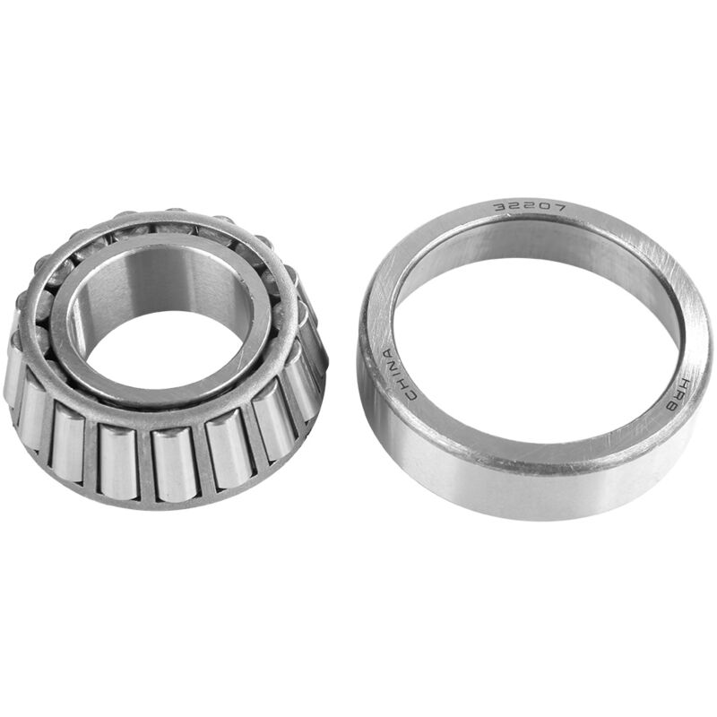 foto del prodotto cuscinetto a rulli, set cono cuscinetto, diametro esterno 72 mm. acciaio alesato da 35 mm 32207 a fila singola con spessore di 24,25 mm per