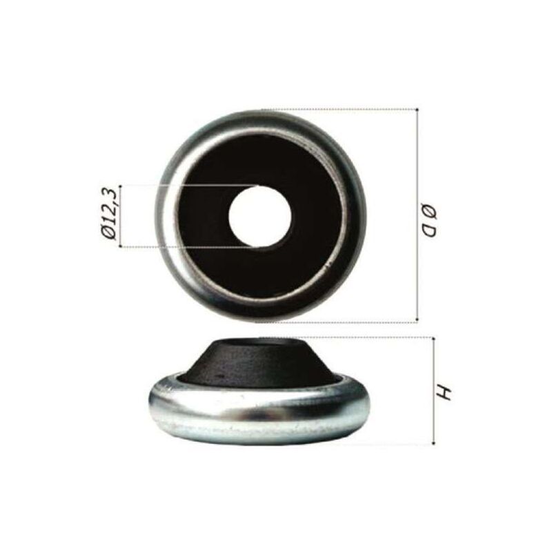foto del prodotto cuscinetto a sfera tondo bussola nylon mm 40