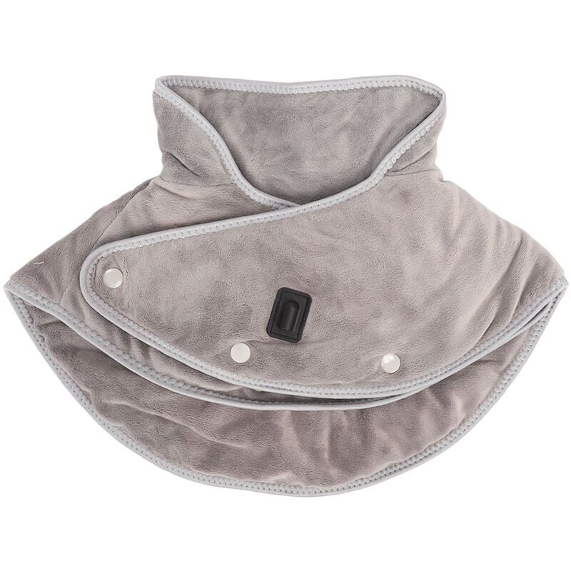 foto del prodotto cuscinetto riscaldante per collo e spalle, supporto cervicale elettrico riscaldato, design extra large, temperatura regolabile, regalo rilassante e