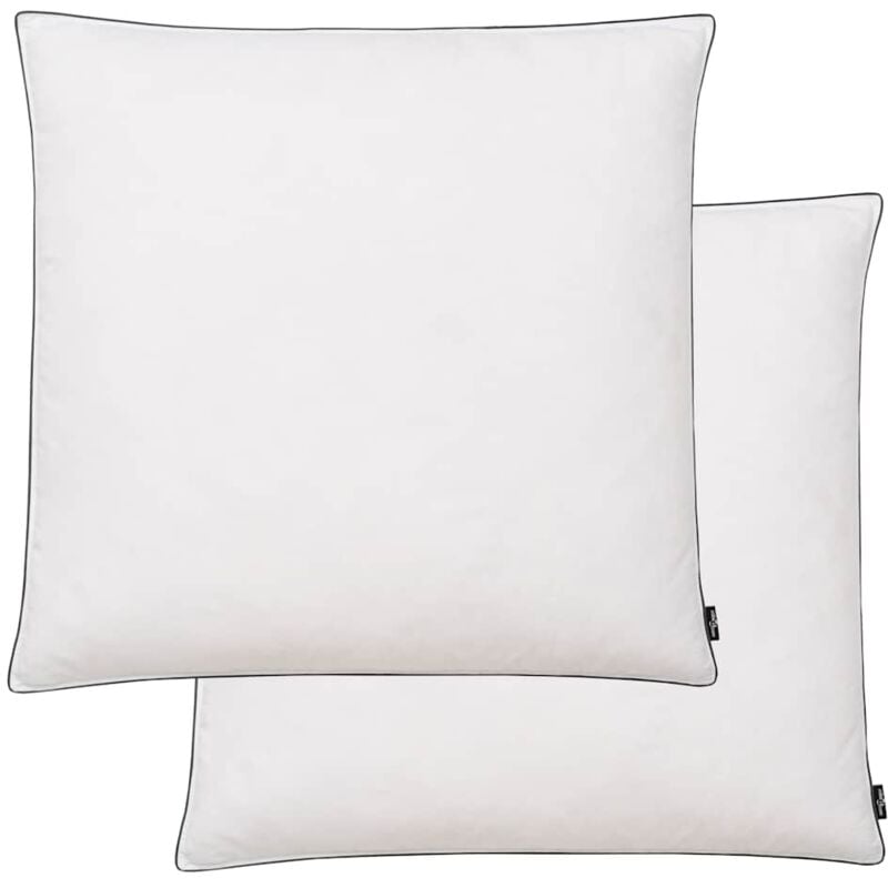 foto del prodotto cuscini 2 pz imbottitura leggera mix di piume 80x80 cm bianchi vidaxl
