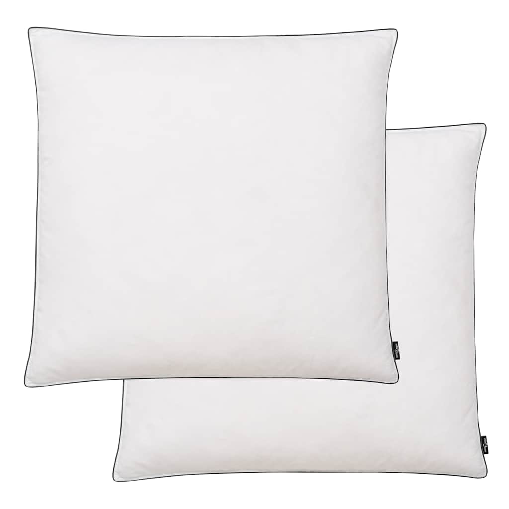 foto del prodotto cuscini 2 pz in mix di piume 80x80 cm biancocod mxl 118976