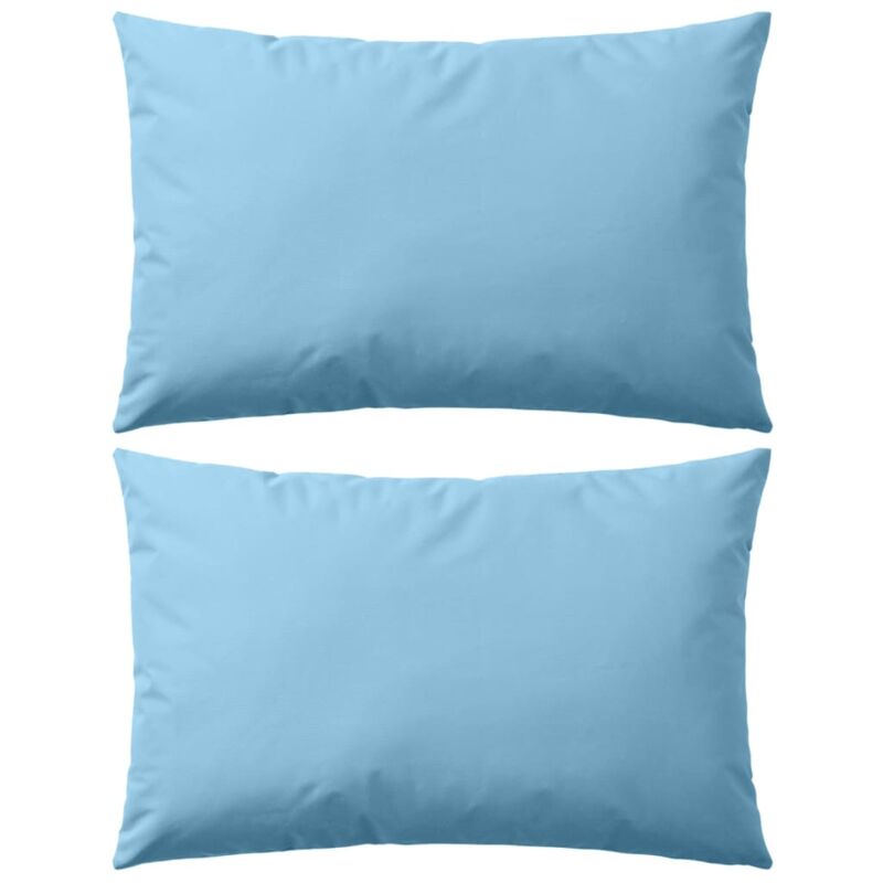 foto del prodotto cuscini da esterno 2 pz 60x40 cm azzurro vidaxl