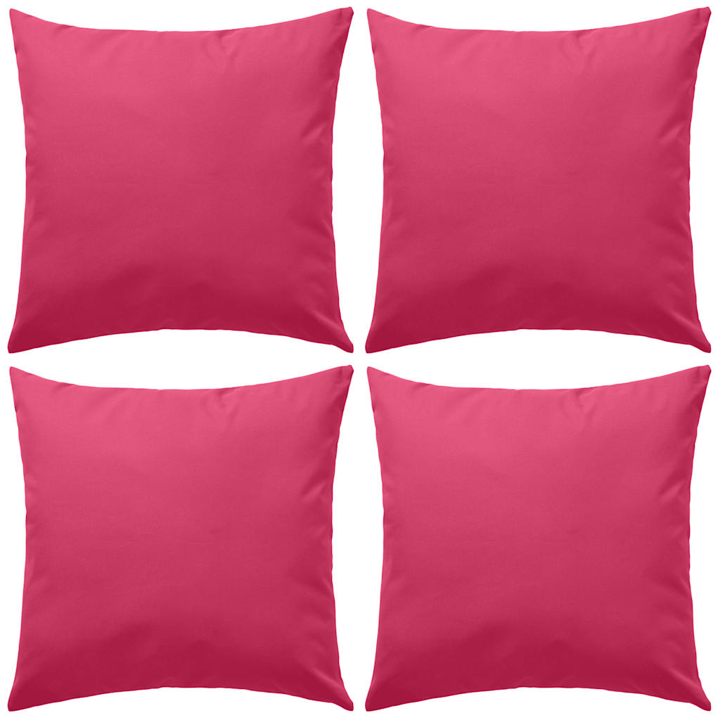 foto del prodotto cuscini da esterno 4 pz 45x45 cm rosa cod mxl 47319