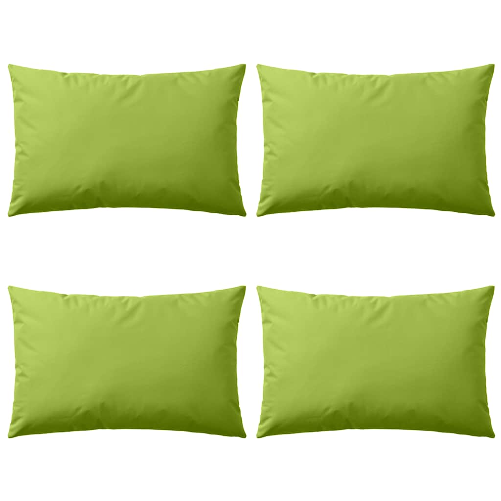 foto del prodotto cuscini da esterno 4 pz 60x40 cm verde mela cod mxl 39794