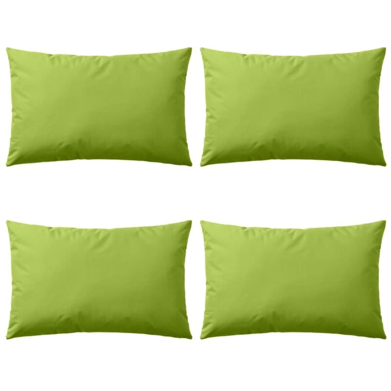 foto del prodotto cuscini da esterno 4 pz 60x40 cm verde mela vidaxl