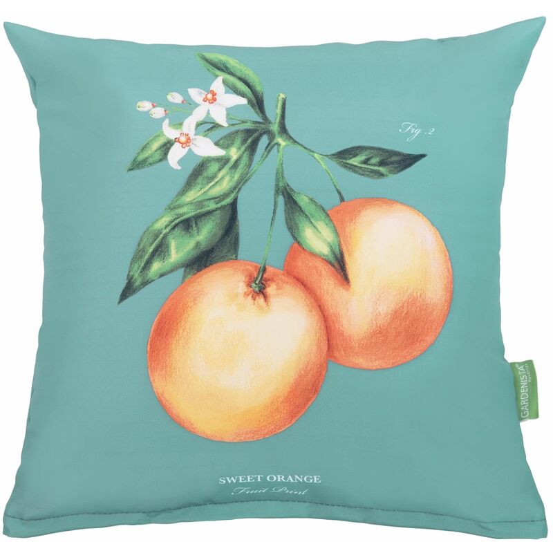 foto del prodotto cuscini decorativi, 45x45 cuscini decorativi impermeabili con rivestimento sfoderabile facile da pulire, felce arancione, grande gardenista
