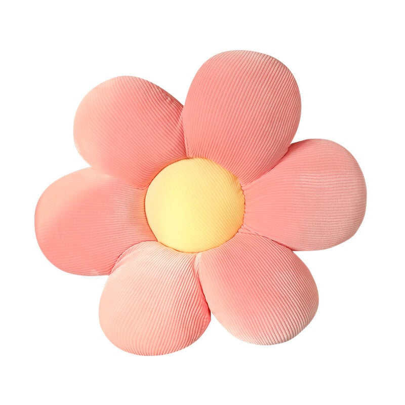 foto del prodotto cuscini decorativi a forma di fiore, per auto, per poltrona, letto, divano, a forma di fiore 50 cm, verde e bianco 