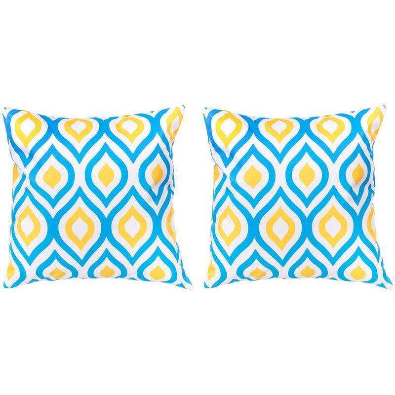 foto del prodotto cuscini decorativi con stampe, 45x45 cuscini decorativi con imbottitura in fibra cava e rivestimento sfoderabile resistente all acqua, 2 pezzi ,