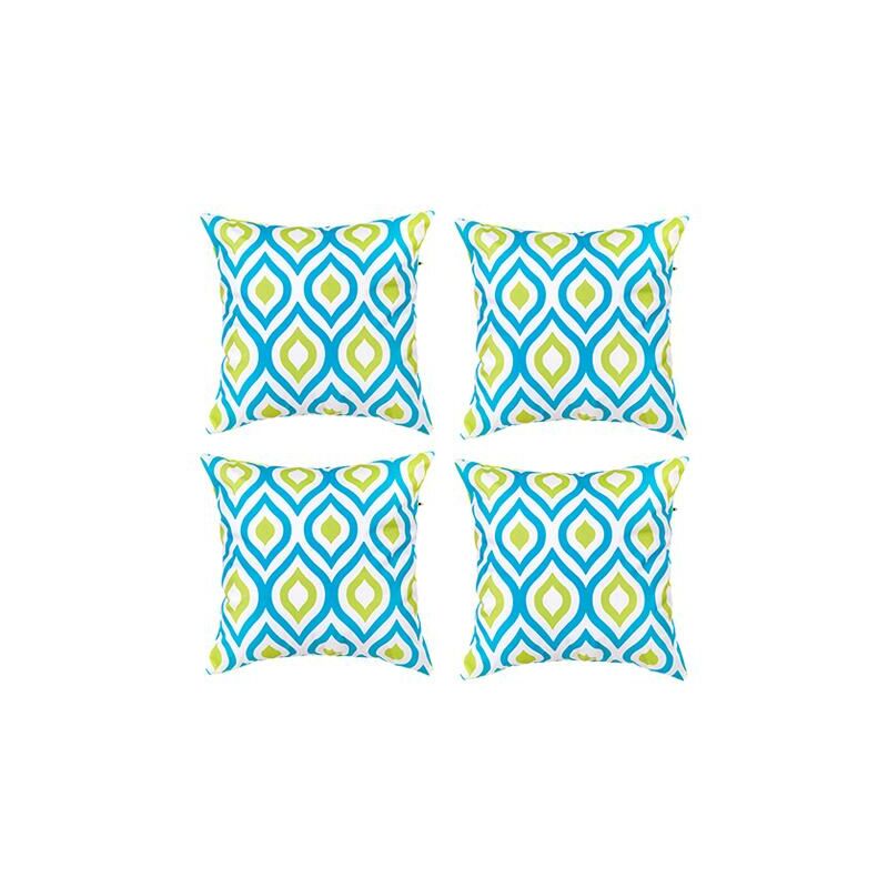 foto del prodotto cuscini decorativi con stampe, 45x45 cuscini decorativi con imbottitura in fibra cava e rivestimento sfoderabile resistente all acqua, 4 pezzi ,