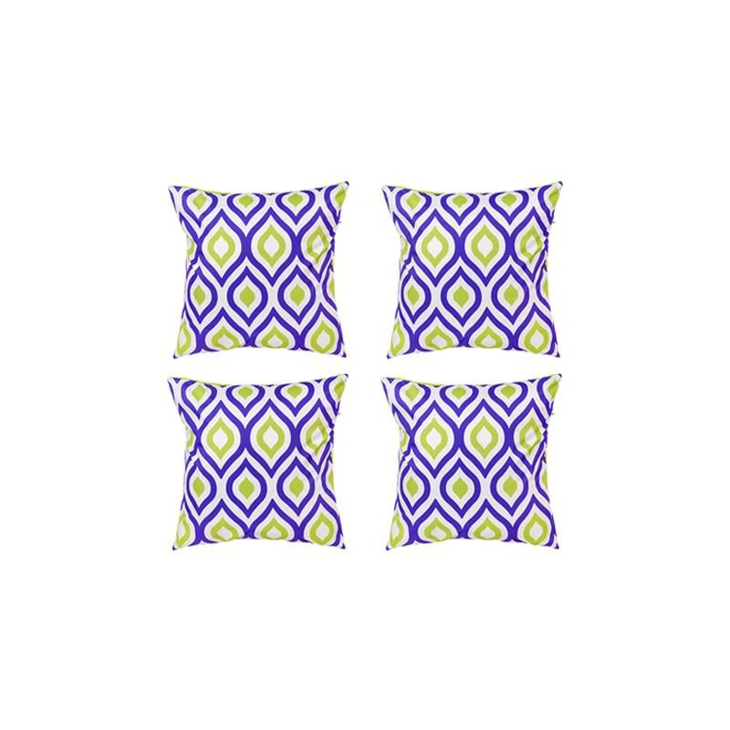 foto del prodotto cuscini decorativi con stampe, 45x45 cuscini decorativi con imbottitura in fibra cava e rivestimento sfoderabile resistente all acqua, 4 pezzi ,