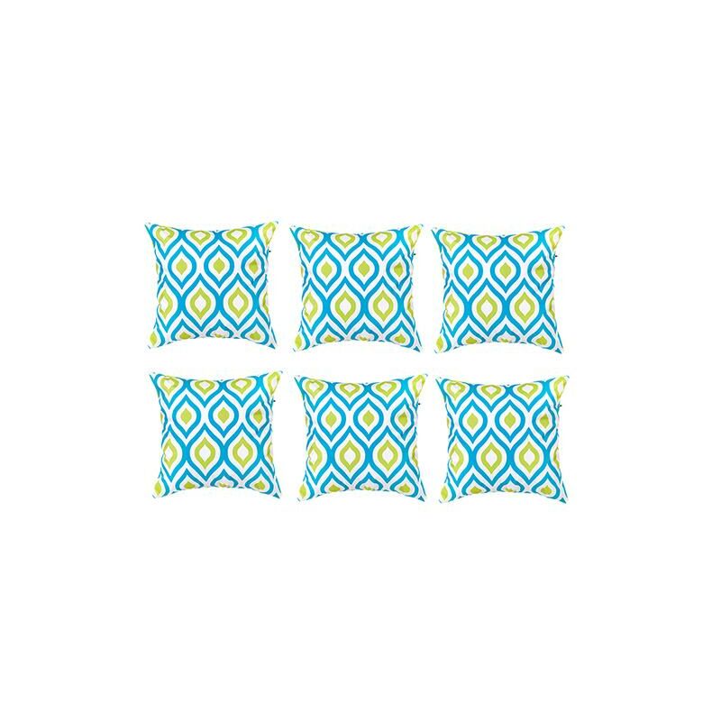 foto del prodotto cuscini decorativi con stampe, 45x45 cuscini decorativi con imbottitura in fibra cava e rivestimento sfoderabile resistente all acqua, 6 pezzi ,