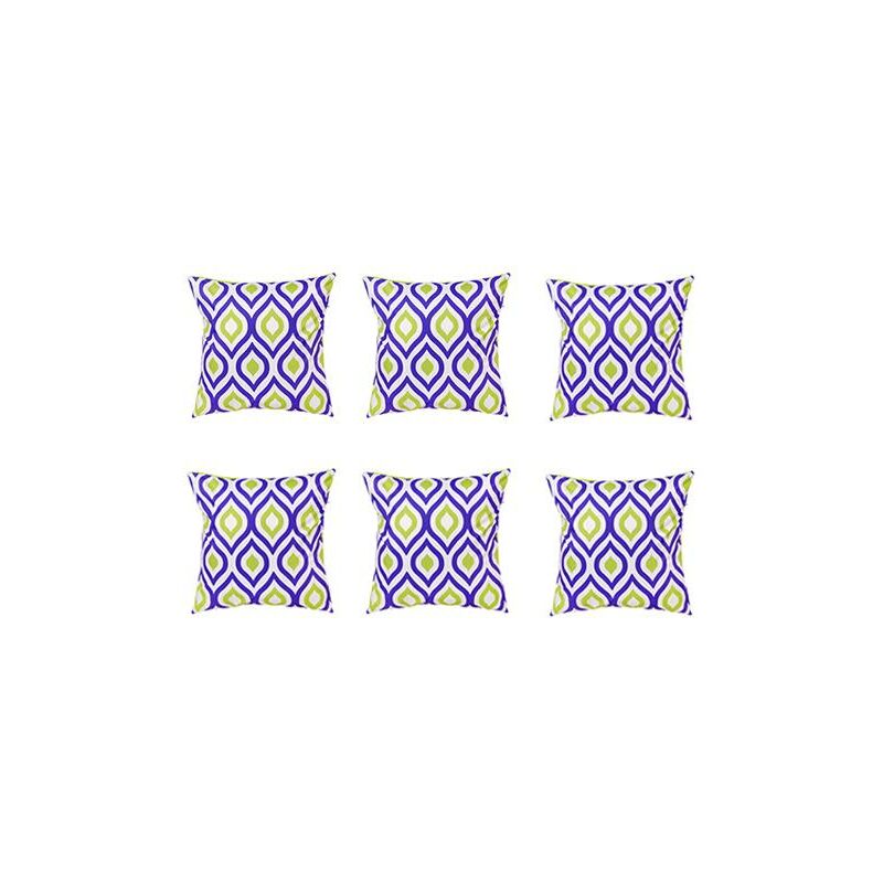 foto del prodotto cuscini decorativi con stampe, 45x45 cuscini decorativi con imbottitura in fibra cava e rivestimento sfoderabile resistente all acqua, 6 pezzi ,