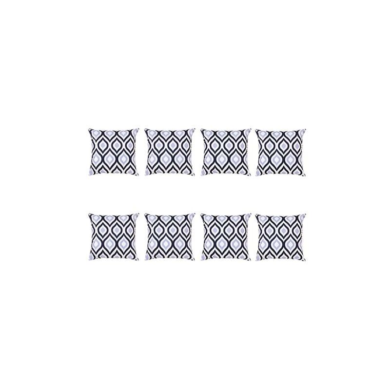 foto del prodotto cuscini decorativi con stampe, 45x45 cuscini decorativi con imbottitura in fibra cava e rivestimento sfoderabile resistente all acqua, 8 pezzi ,