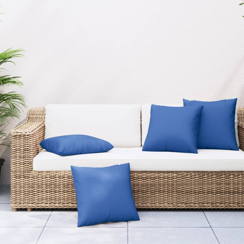 foto del prodotto cuscini per divano 4 pz blu reale 50x50 cm in tessuto