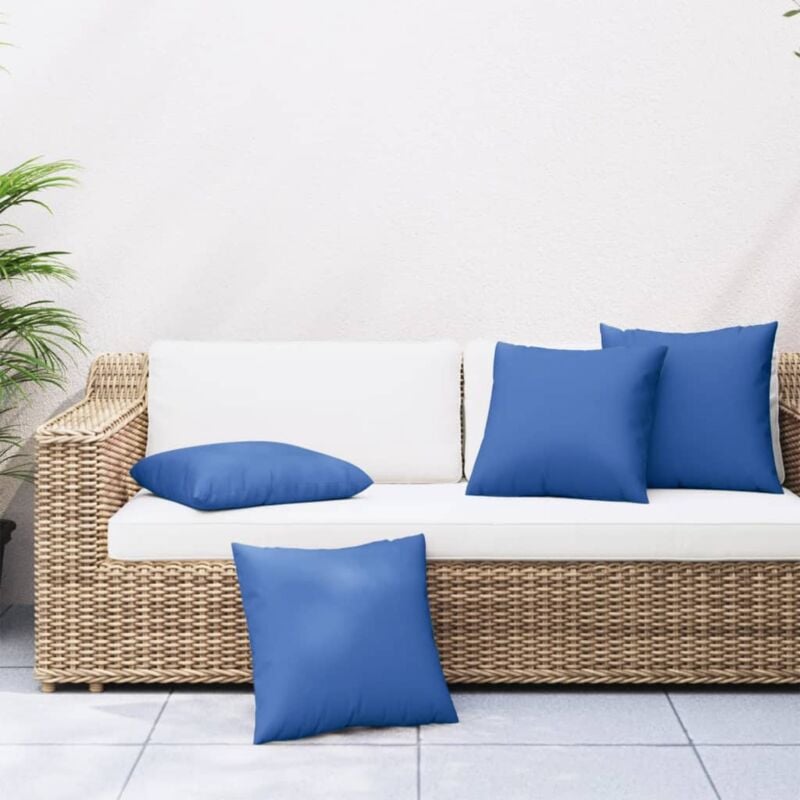 immagine 0 del prodotto cuscini per divano 4 pz blu reale 50x50 cm in tessuto vidaxl