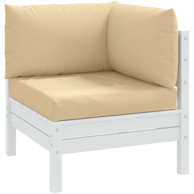 foto del prodotto cuscini per pallet 3 pz beige m lange in tessuto vidaxl