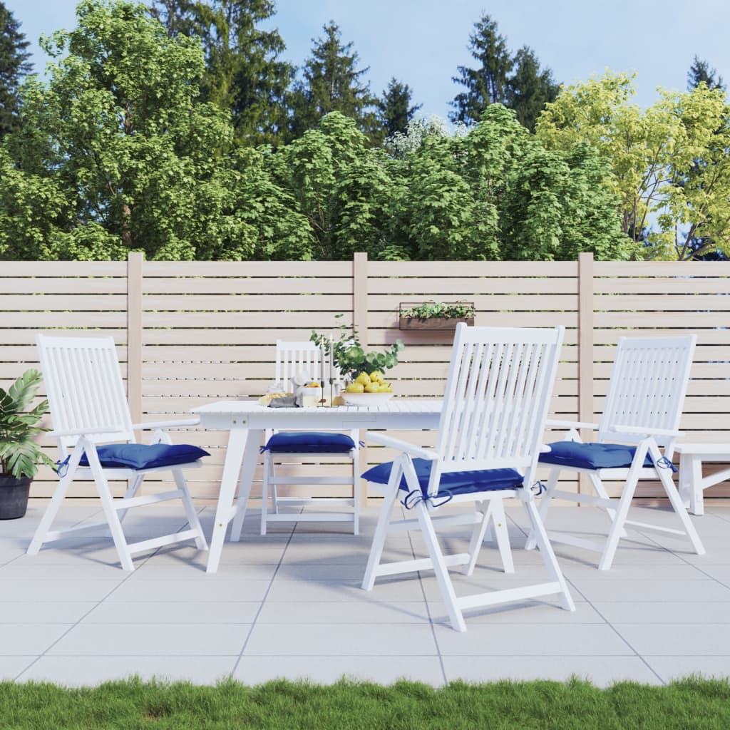 foto del prodotto cuscini per pallet 4 pz blu 50x50x7 cm tessuto oxford