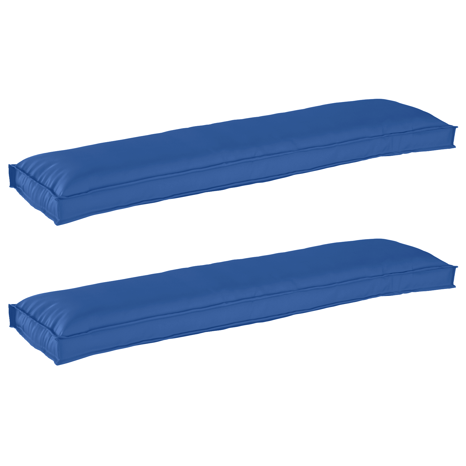 foto del prodotto cuscini per pallet per panchina 2 pz blu reale 150x40x8 cm tessuto oxford
