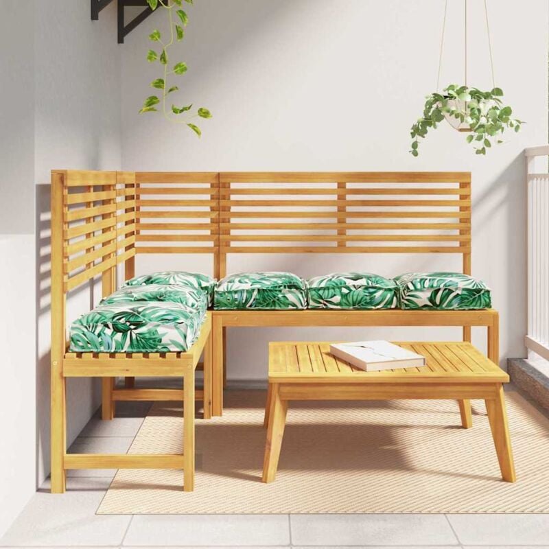 foto del prodotto cuscini per pallet per seduta, 6 pz, motivo foglia, 40 x 40 x 8 cm, tessuto oxford. vidaxl