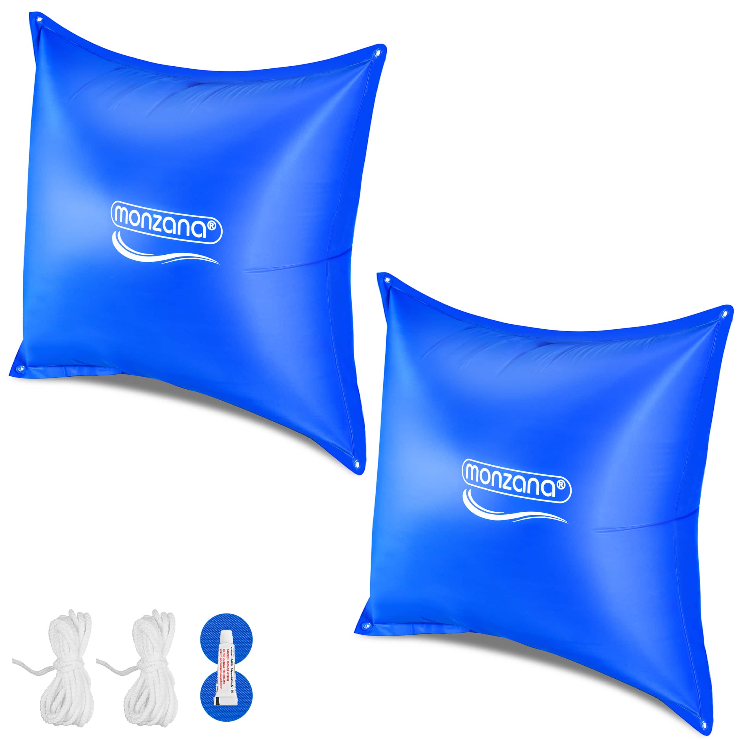 foto del prodotto cuscini per piscina set da 2 blu 120x120cm 20 c gonfiabili