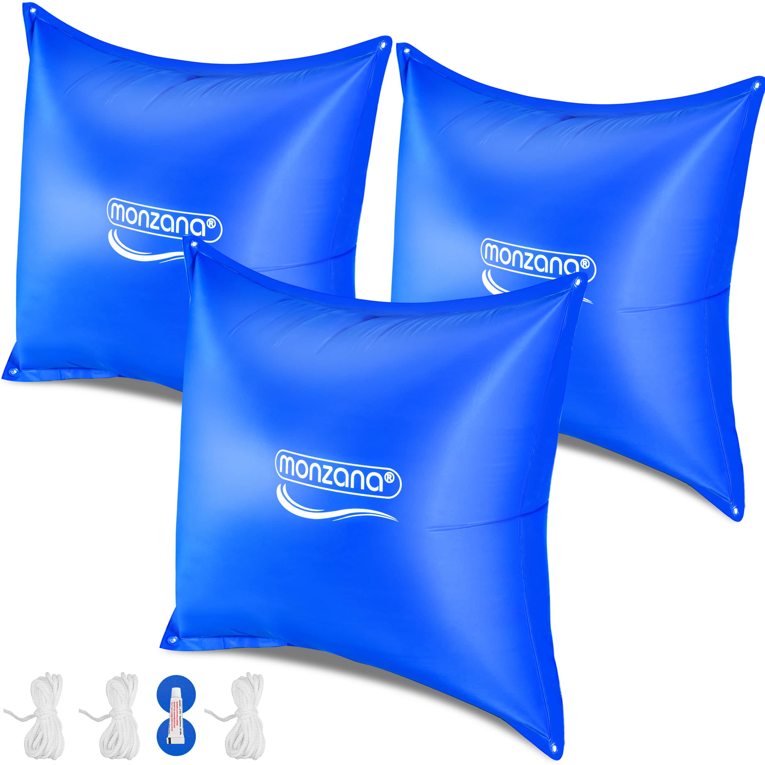 foto del prodotto cuscini per piscina set da 3 blu 120x120cm 20 c gonfiabili