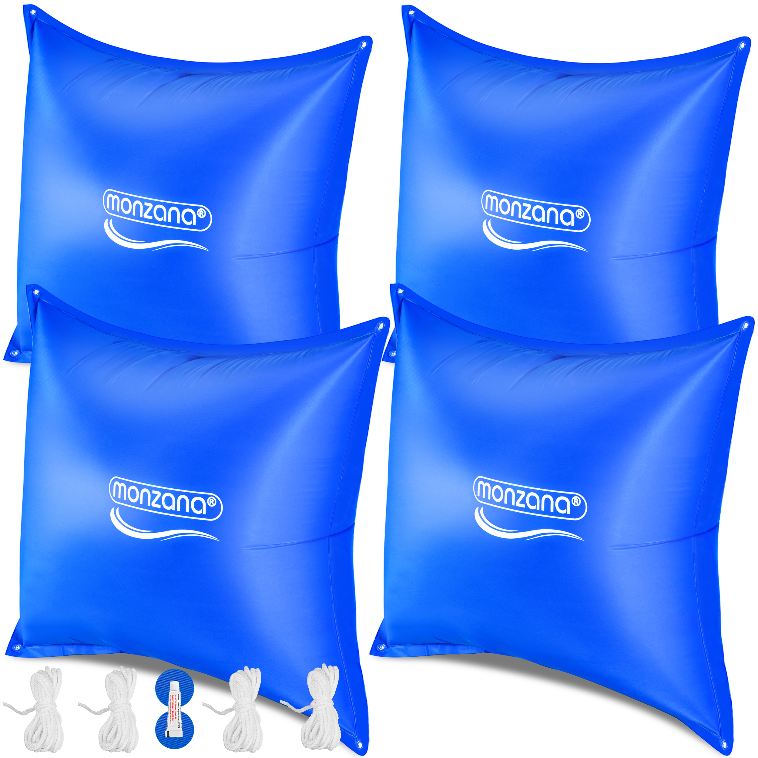 foto del prodotto cuscini per piscina set da 4 blu 120x120cm 20 c gonfiabili