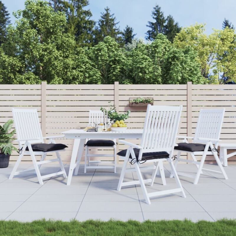 foto del prodotto cuscini per sedia 4 pz antracite 50x50x7 cm tessuto oxford vidaxl