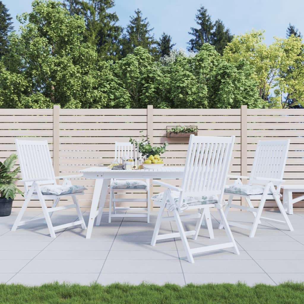 foto del prodotto cuscini per sedia 4pz motivo a foglie 50x50x7 cm tessuto oxfordcod mxl 119586