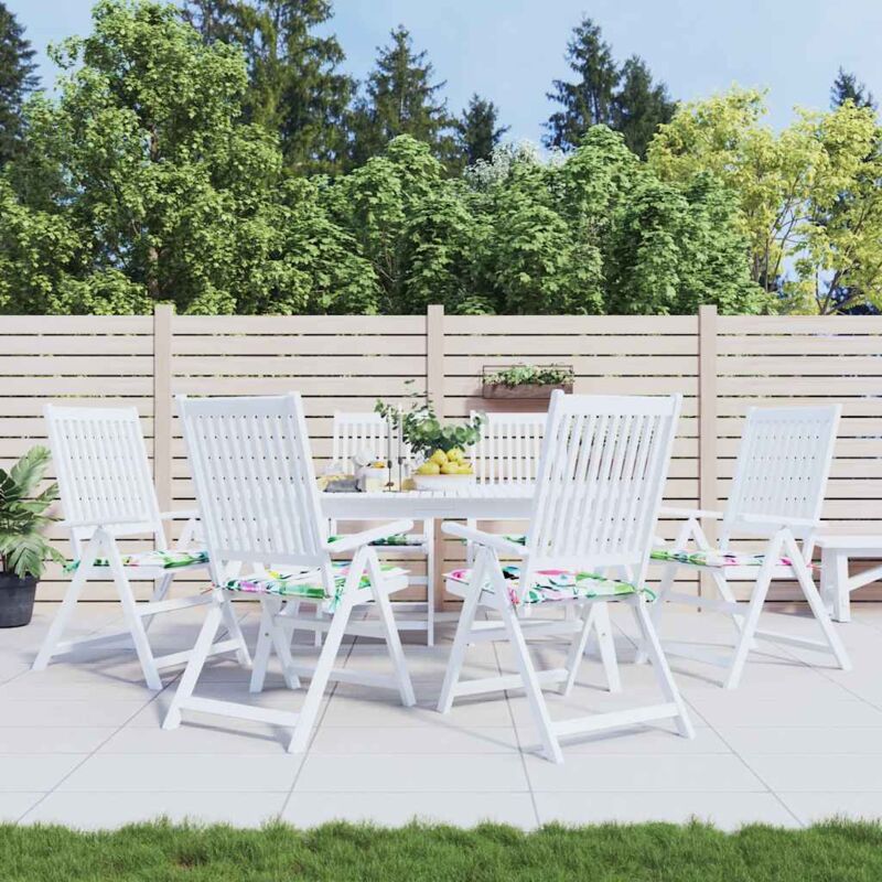 foto del prodotto cuscini per sedia 6 pz multicolore 40x40x4 cm in tessuto vidaxl 221486