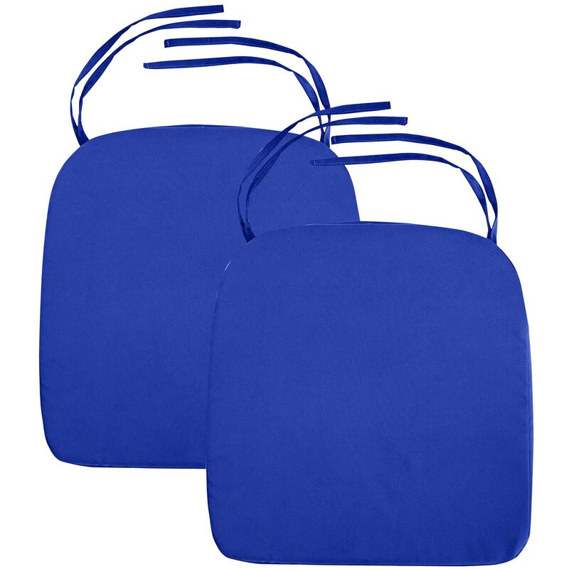 foto del prodotto cuscini per sedie da giardino con lacci, cuscini per sedie da giardino resistenti all acqua con rivestimento rimovibile facile da pulire, blu 2