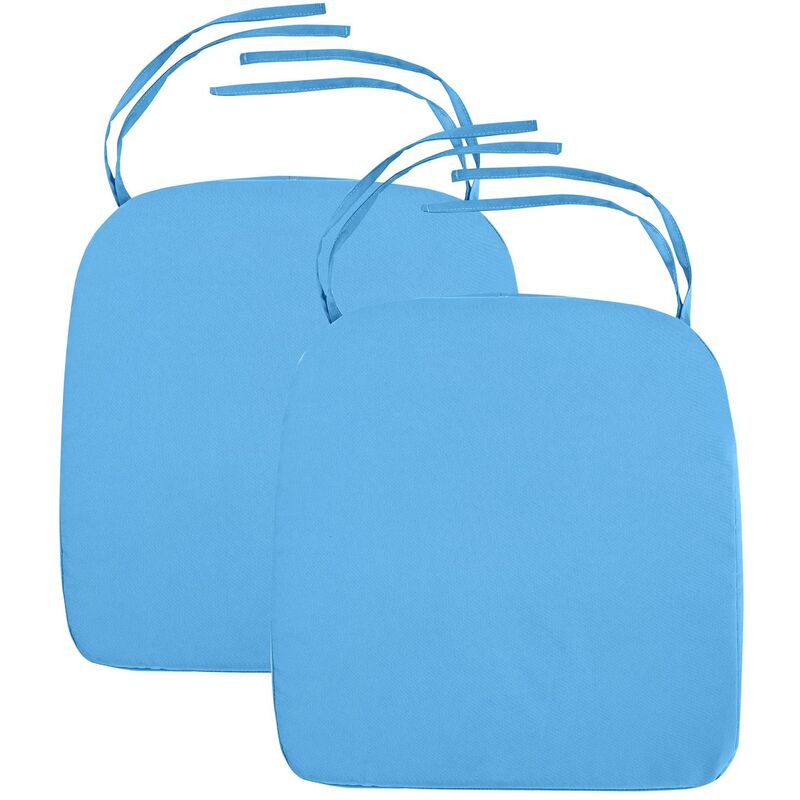 foto del prodotto cuscini per sedie da giardino con lacci, cuscini per sedie da giardino resistenti all acqua con rivestimento rimovibile facile da pulire, turchese 2