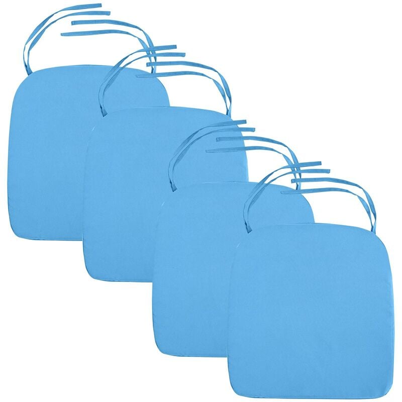 foto del prodotto cuscini per sedie da giardino con lacci, cuscini per sedie da giardino resistenti all acqua con rivestimento rimovibile facile da pulire, turchese 4