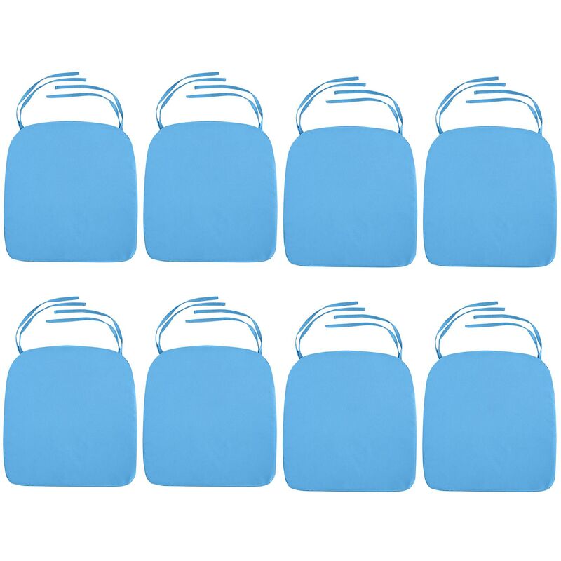 foto del prodotto cuscini per sedie da giardino con lacci, cuscini per sedie da giardino resistenti all acqua con rivestimento rimovibile facile da pulire, turchese 8
