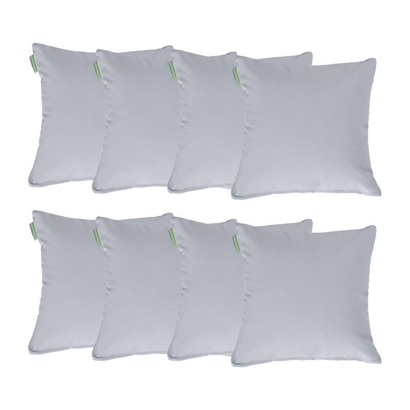 foto del prodotto cuscini sparsi per mobili da giardino, cuscini quadrati resistenti all'acqua, cuscini per schienale per sedia in rattan 45x45 cm, cuscino yoga per