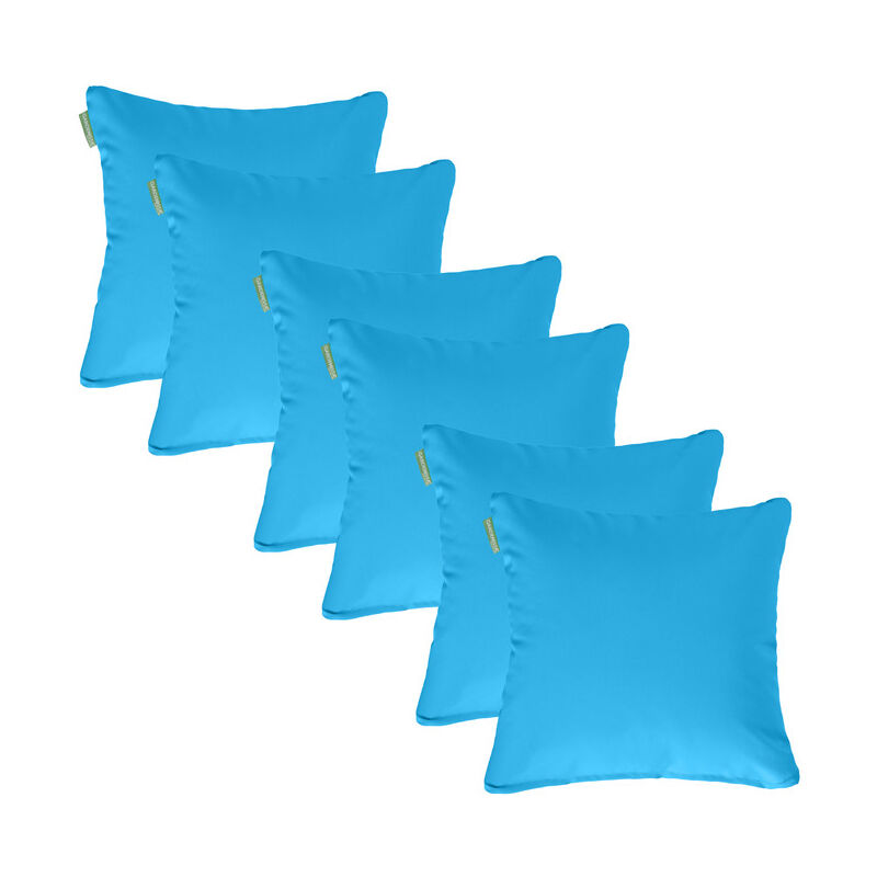 foto del prodotto cuscini sparsi per mobili da giardino, cuscini quadrati resistenti all acqua, cuscini per schienale per sedia in rattan 45x45 cm, cuscino yoga per