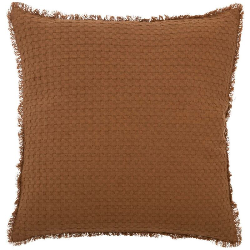 foto del prodotto cuscino a nido d ape widdy 45x45cm rosa terracotta atmosphera cr ateur d int rieur