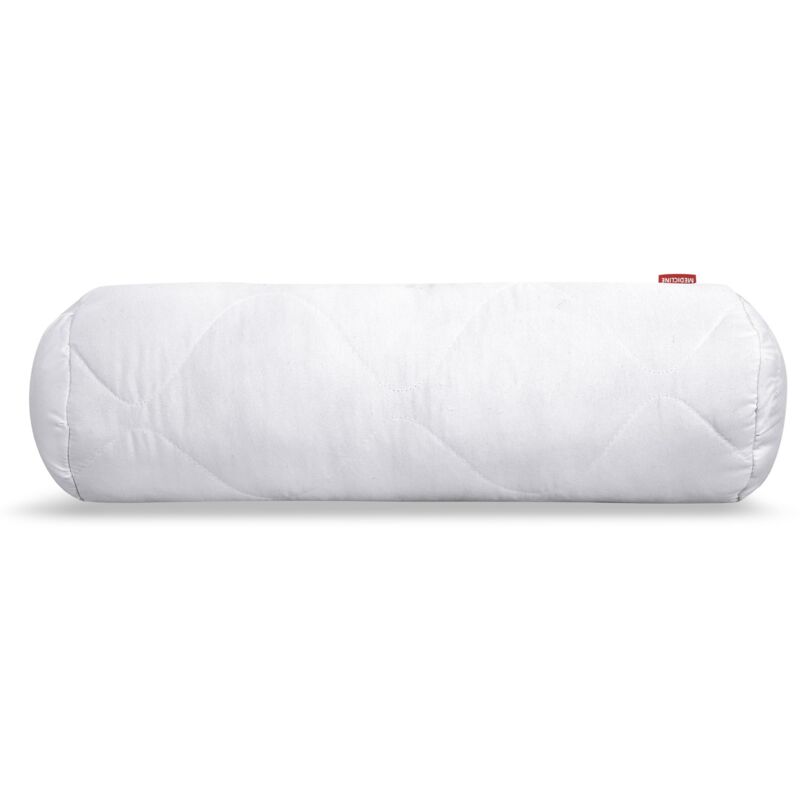 foto del prodotto cuscino a rullo 40x15 cm, anallergico, microfibra trapuntata, silicone