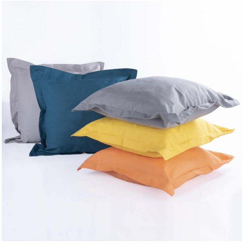 foto del prodotto cuscino arredo in cotone colori assortiti 42x42 cm