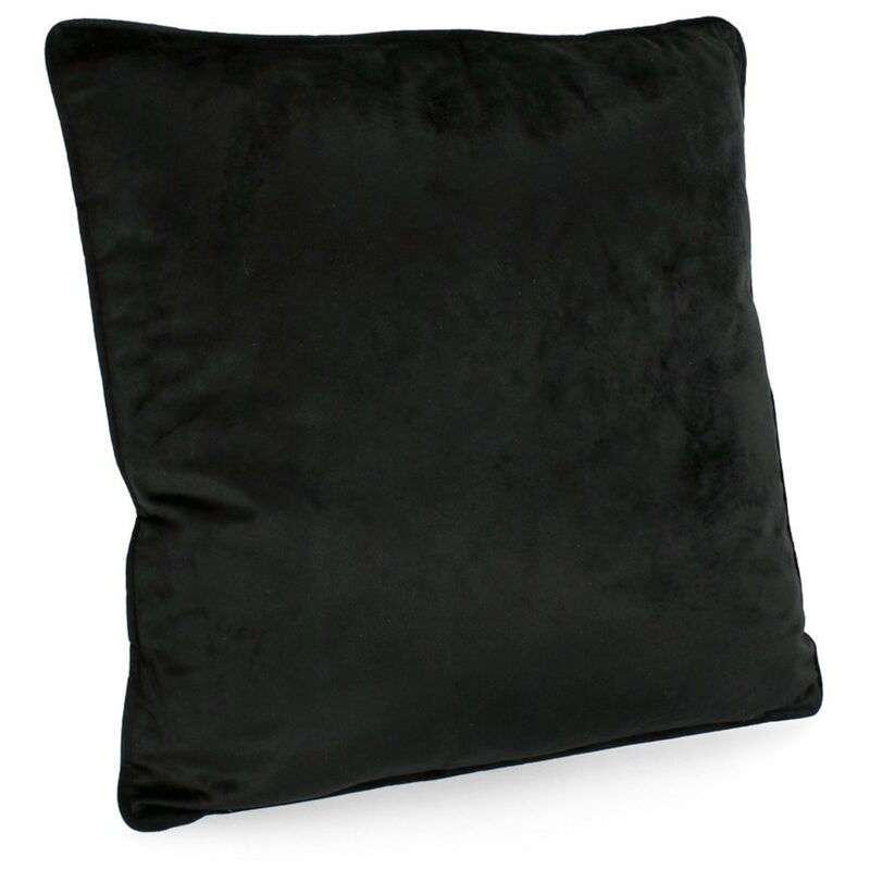 foto del prodotto cuscino artemis in poliestere color nero decorazione natalizia per sedie e poltrone 50x50 cm