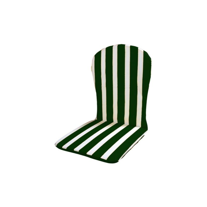 foto del prodotto cuscino beach alto monoblocco verde bianco 95x42x2,5 cm 20502