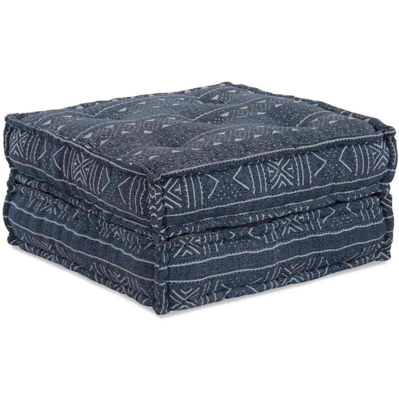 foto del prodotto cuscino blu 70 x 70 x 36 cm poliestere vidaxl