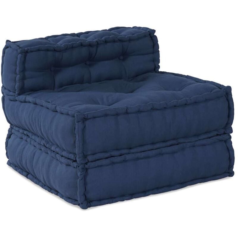 foto del prodotto cuscino blu 70 x 70 x 54 cm poliestere vidaxl