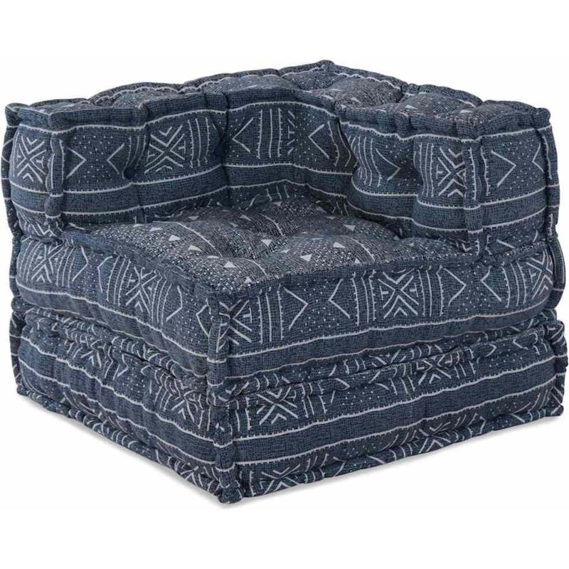 foto del prodotto cuscino blu 70 x 70 x 54 cm poliestere vidaxl