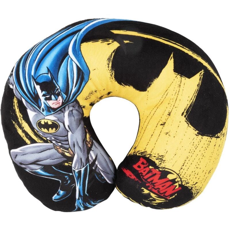 foto del prodotto cuscino collo da viaggio auto morbido batman bambino sicurezza comodit supereroi uomo pipistrello