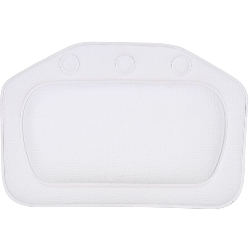 foto del prodotto cuscino da bagno poggiatesta per vasca da bagno design in schiuma cuscino per collo spa con ventosa