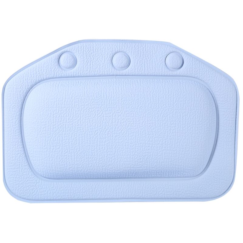 foto del prodotto cuscino da bagno poggiatesta per vasca da bagno design in schiuma cuscino per collo spa con ventosa